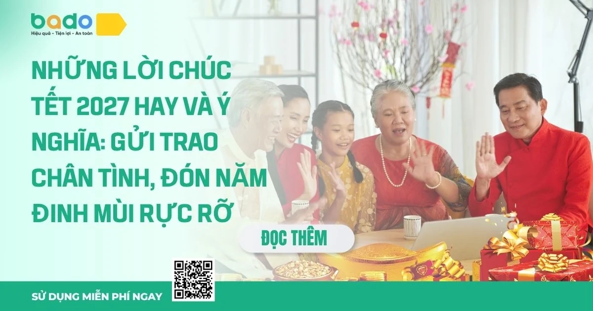 Những lời chúc Tết 2027 hay và ý nghĩa